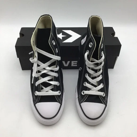 Converse Chuck Taylor All Star Hi Mens Size 4 Black M9160 Sneakers NEW - Picture 3 of 6